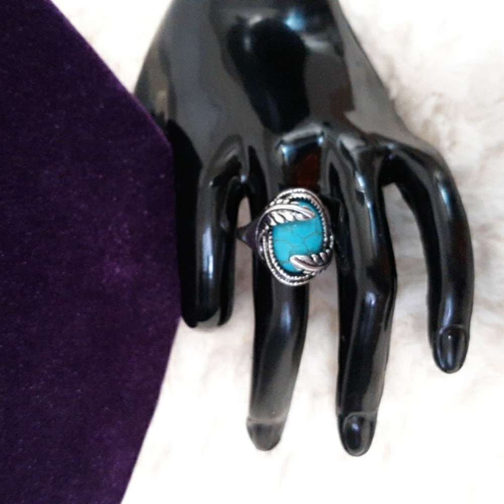 Turquoise Boho Ring New - image 1